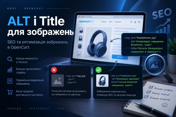 Атрибути ALT и Title для зображень
