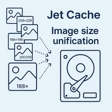 Уніфікація розмірів зображень (економія місця на диску та inodes)