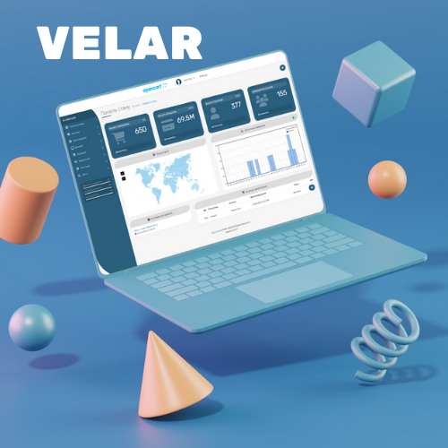Velar - Оновлений Дизайн Адмін Панелі