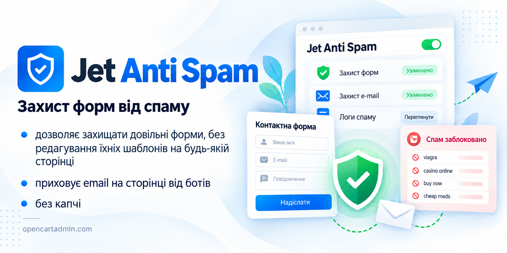 Jet Anti Spam - захист форм від спаму