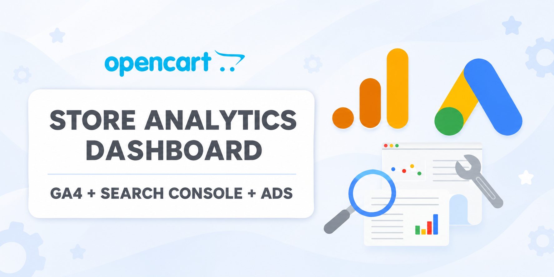 Store Analytics Dashboard: GA4 + Search Console + ADs