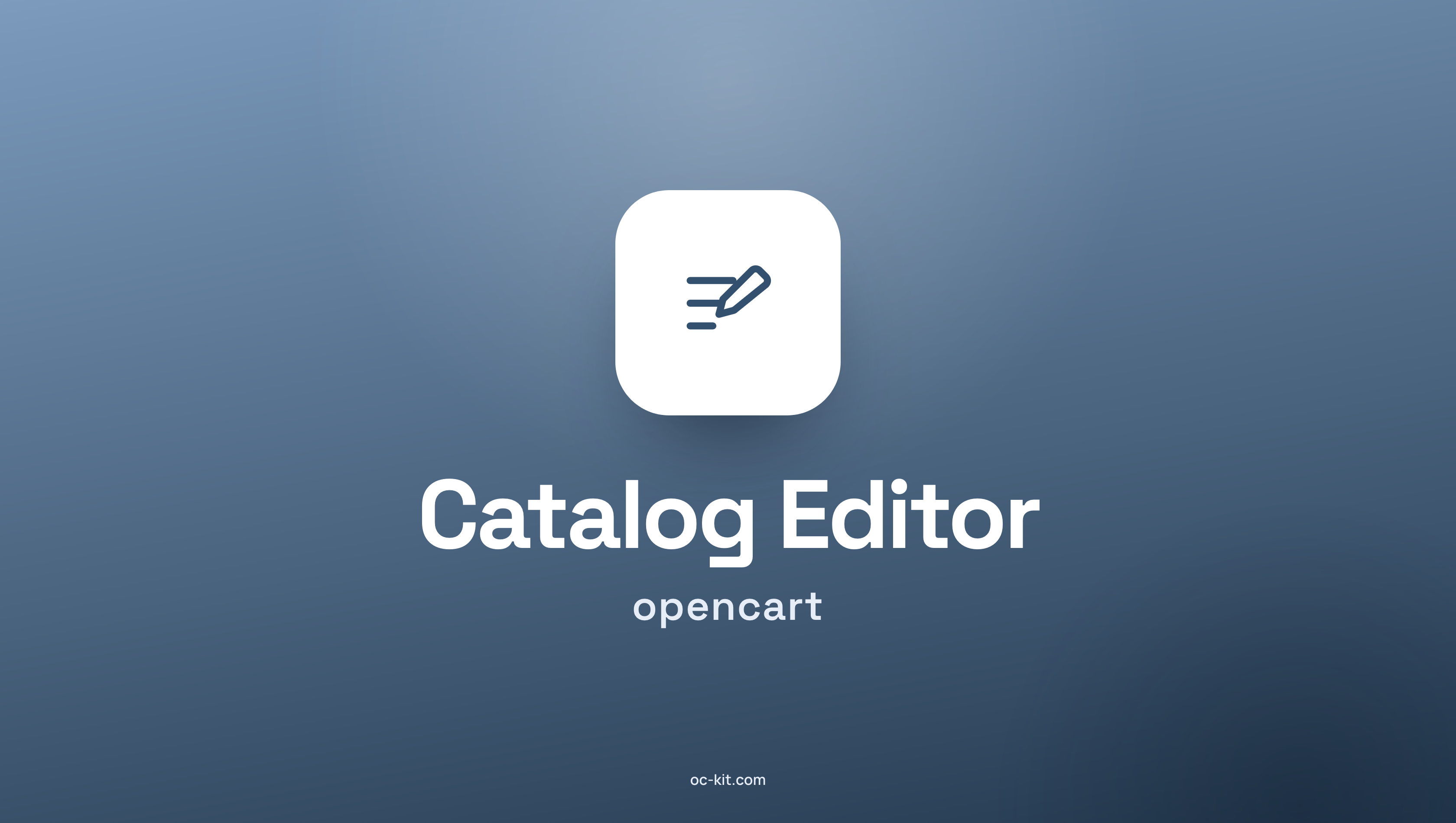 Catalog Editor - масовий та зручний редактор каталогу для OpenCart