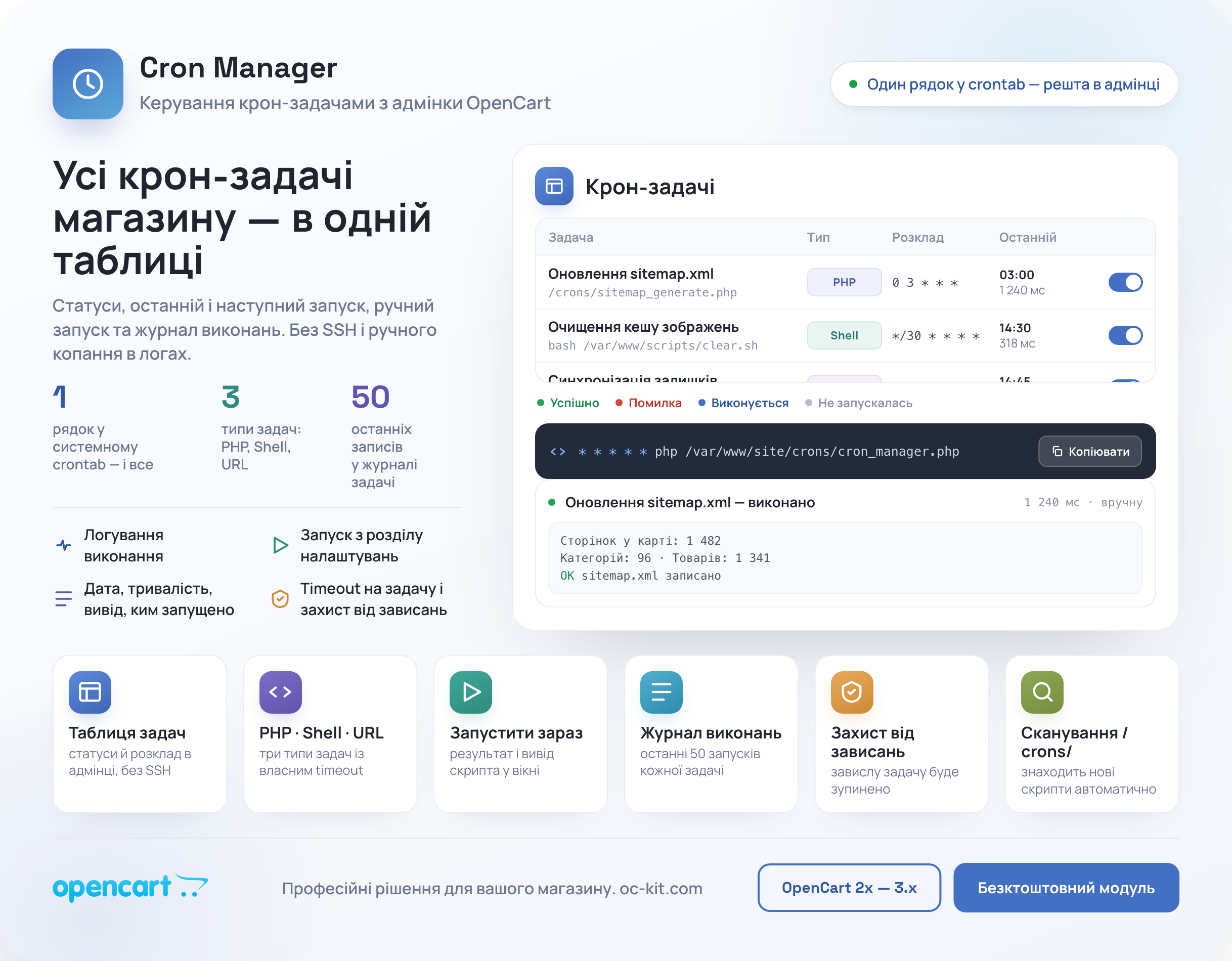 Cron Manager - Менеджер cron завдань