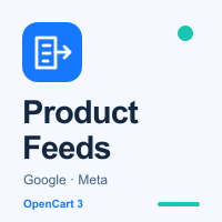 Product Feeds. Товарні фіди Google та Meta для OpenCart 3