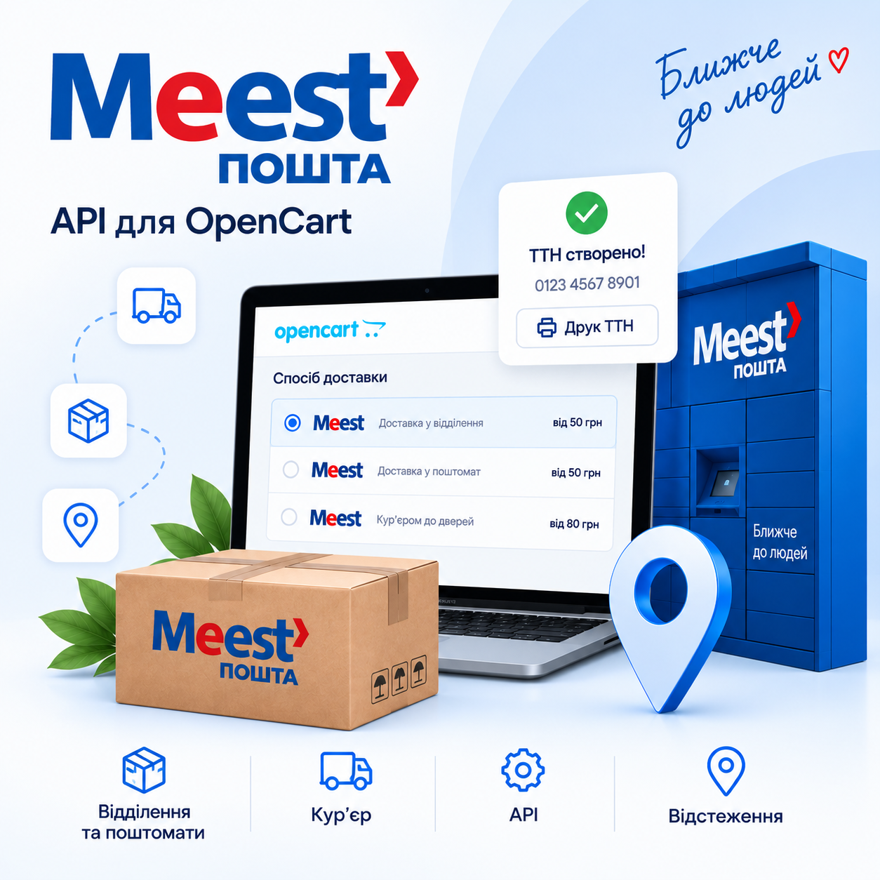 "Meest POSHTA" — delivery module for OpenCart - 1