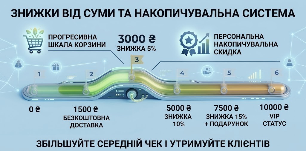 Discounts by Amount and Accumulation System