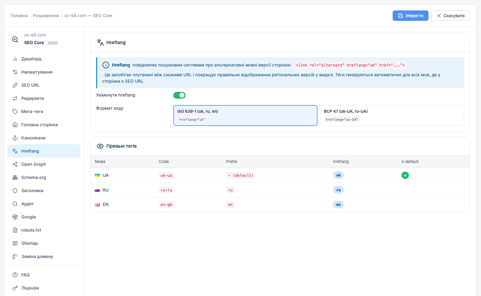 SEO Core - комплексне seo рішення для opencart магазину - 7