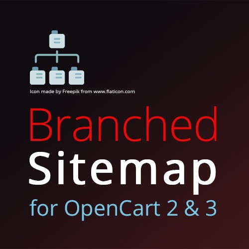 OpenCart Sitemap Module — Branched Sitemap
