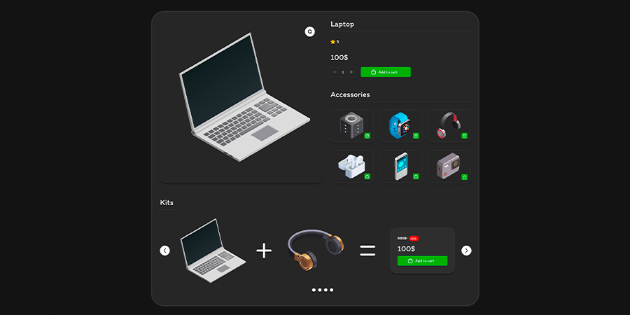 PAK - Аксесуари для товарів та комплекти