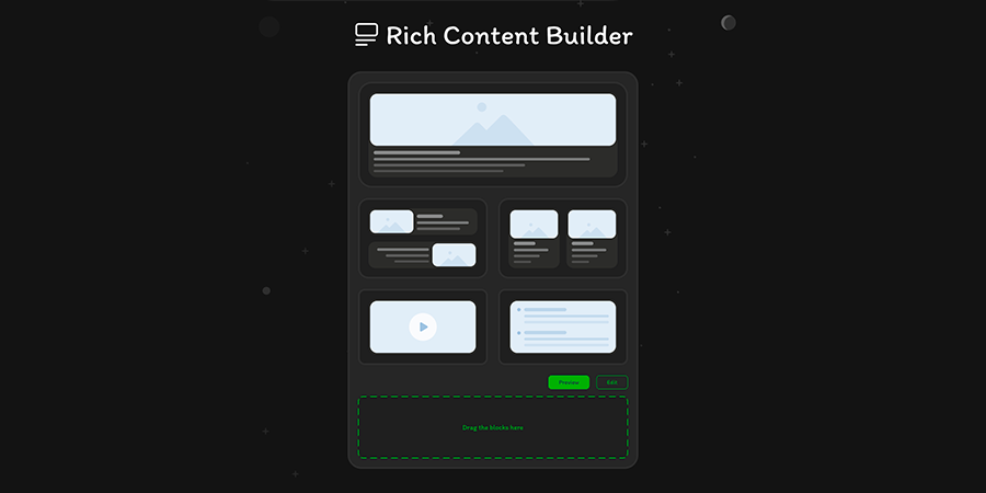 Rich Content Builder – Content block builder (Product, Information, Blog)