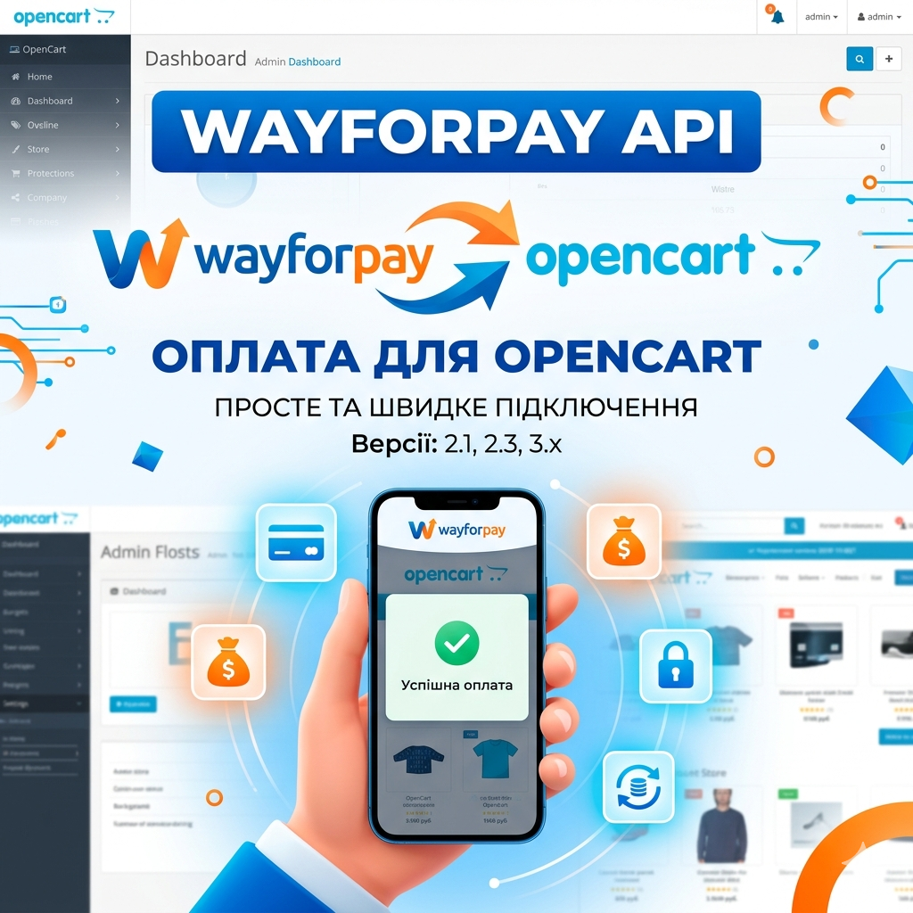 Wayforpay API оплата для Opencart